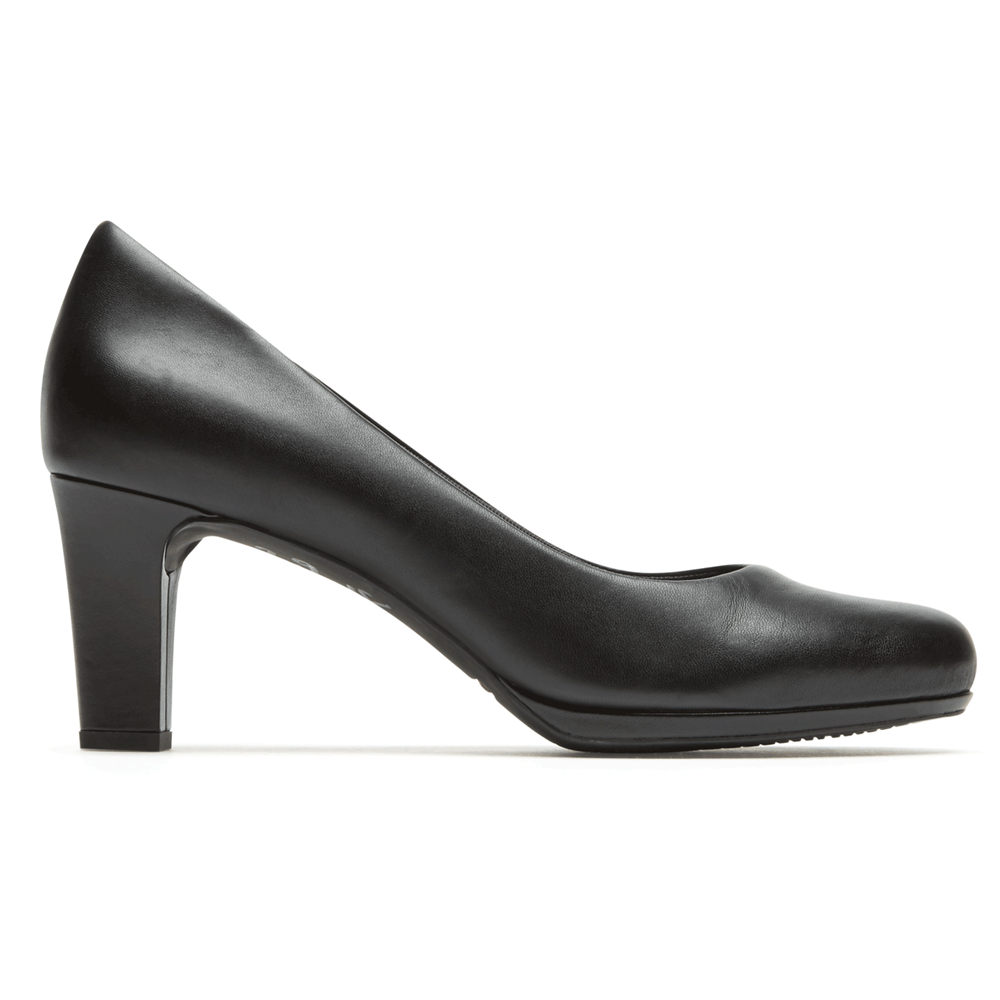 Pumps Rockport Mujer Mexico - Total Motion Leah Negros - KGTSB9360